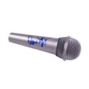 Dennis DeYoung Autographed Styx Signed Microphone&Exact Poof