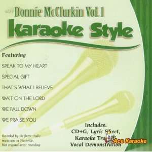   Karaoke Style CDG #4001   Donnie McClurkin Vol. 1 