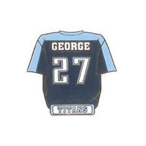 Tennessee Titans Eddie George Player Jersey Pin  Sports 