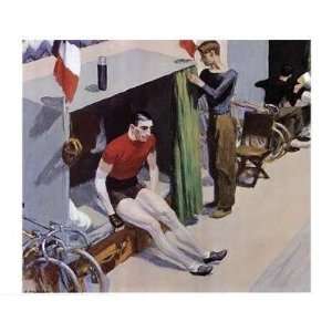 Edward Hopper   French Six Day Bicycle Rider Size 24x22 Edward Hopper 