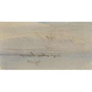Hand Made Oil Reproduction   Edward Lear   32 x 16 inches   Coastline 