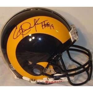 Eric Dickerson Autographed Helmet   Authentic