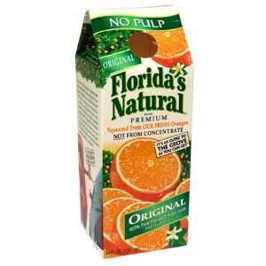 Floridas Natural Orange Juice, No pulp, Original, 59 oz 