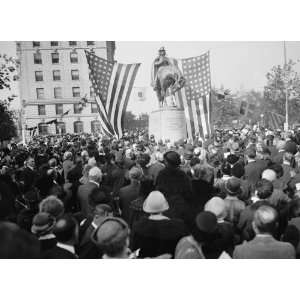  1924 photo Dedication of Francis Asbury statue, Washington 