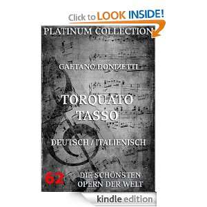 Gaetano Donizetti   Torquato Tasso Libretto (Kommentierte Ausgabe 