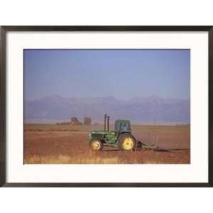  Farmer in Tractor, San Luis Valley, CO Framed Photographic 
