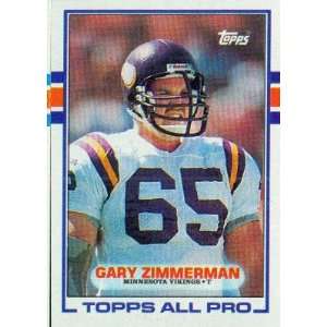  1989 Topps #77 Gary Zimmerman   Minnesota Vikings 