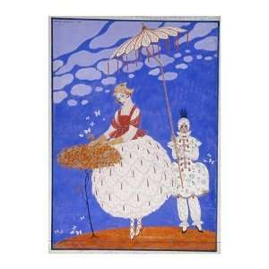  Georges Barbier   Roses Dautomne Giclee