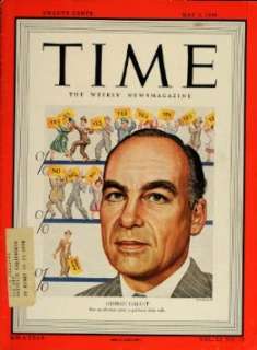  1948 Cover TIME George Gallup Polls Boris Artzybasheff 