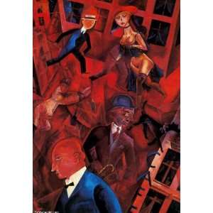  Hand Made Oil Reproduction   George Grosz   32 x 46 inches 