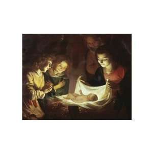  Gerrit Van Honthorst   The Adoration Giclee