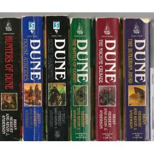 Brian Herbert & Kevin J. Anderson Dune 6 Pack (The Butlerian Jihad 