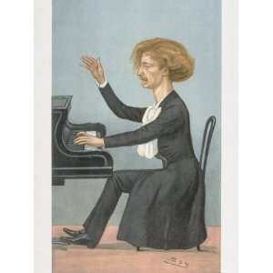  Portrait of Pianist Ignace Jan Paderewski by Spy from 
