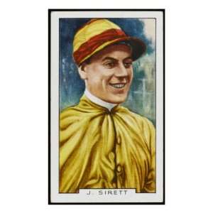  Jack Sirett, Jockey, in the Colours of Mr Marshall Field 