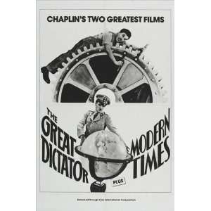   Dictator Poster C 27x40 Charlie Chaplin Paulette Goddard Jack Oakie