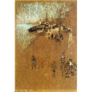 FRAMED oil paintings   James Abbott McNeill Whistler   24 x 36 inches 