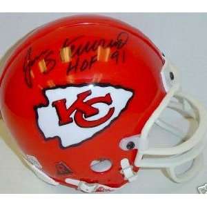 Jan Stenerud autographed Chiefs mini helmet