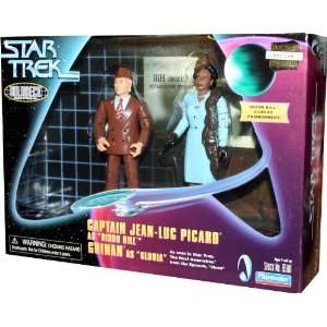 CAPTAIN JEAN LUC PICARD as DIXON HILL and GUINAN as 