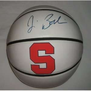 Jim Boeheim Autographed Syracuse Orangemen Logo Basketball 