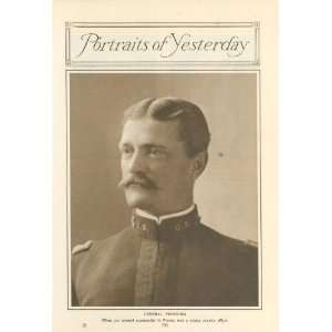  1918 Print General John J Pershing As A Young Cavalry 