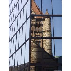  Trinity Church Reflected in the John Hancock Tower, Copley 