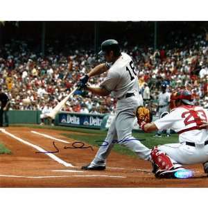 Johnny Damon New York Yankees   vs. Red Sox   Autographed 16x20 