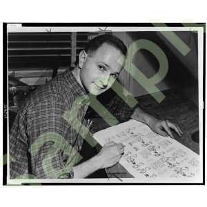  Jules Feiffer American syndicated cartoonist 1958 photo 