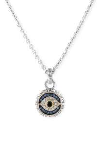 Judith Ripka Evil Eye Pendant Necklace  