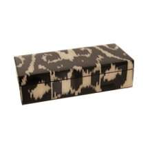 Madeline Weinrib Black Luce Ikat Pencil Box