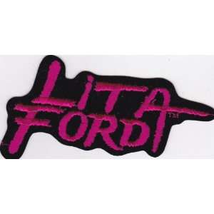  Pink Lita Ford Rock Music Patch 