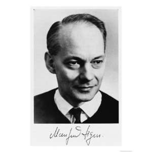  Manfred Eigen German Physicist Premium Giclee Poster Print 