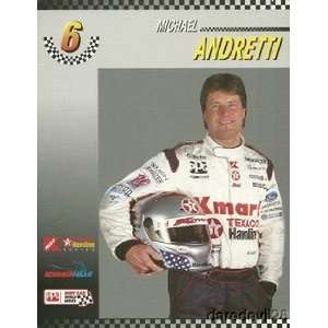  1996 Michael Andretti Texaco Ford CART postcard 