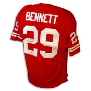  Michael Bennett Signed Wisconsin Jersey