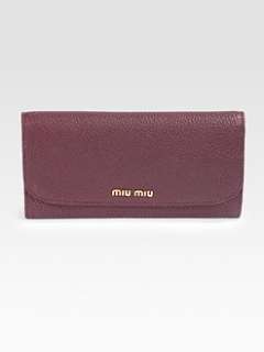 Miu Miu   Madras Continental Wallet