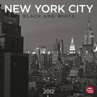 New York City Black & White 2012 Square 12X12 Wall Calendar 