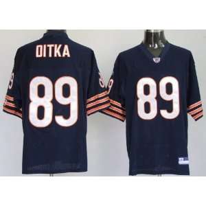 Mike Ditka #89 Chicago Bears Replica NFL Jersey Navy Blue Size 50 