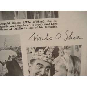  OShea, Milo Barbara Jefford LP Signed Autograph Ulysses 