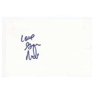 NATALIE RAITANO Signed Index Card In Person