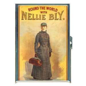 Nellie Bly Vintage Poster ID Holder, Cigarette Case or Wallet MADE IN 