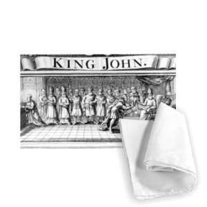  King John surrenders his crown to Pandulph   Tea Towel 