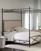   marin canopy bed highlights contemporary canopy bed features clean