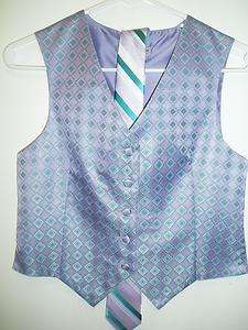NEW RJ Classics Girls Saddle Seat Show Vest with Matching Tie  