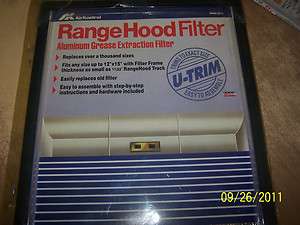 Range Hood Aluminum Grease Extraction Replacement Filter  