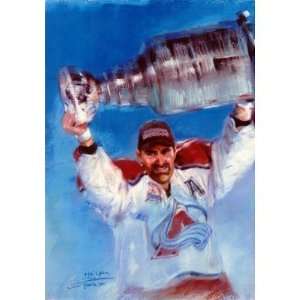 Ray Bourque Colorado Avalanche Stanley Cup poster RARE