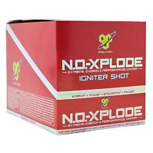  BSN NO XPLODE Igniter Shot Blue Raz 12  3.7 fl oz bottles 