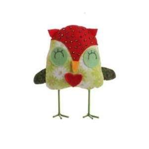 Raz Imports Green Owl Ornament 