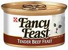 24 PACK Fancy Feast Cat Food Tender Beef Feast, Classic