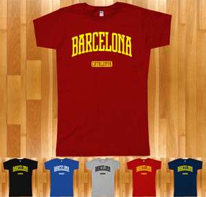 BARCELONA T shirt   Catalan Catalunya Spain Espana Catalonia FC 