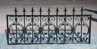 VICTORIAN HAND MADE STYLE CAST IRON FENCE PANELS FNC1  