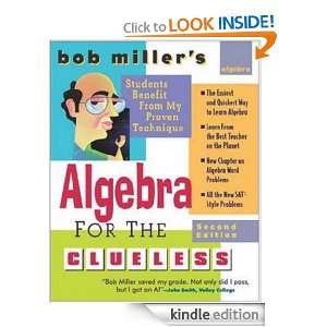 Bob Millers Algebra for the Clueless (Clueless Series) Bob Miller 